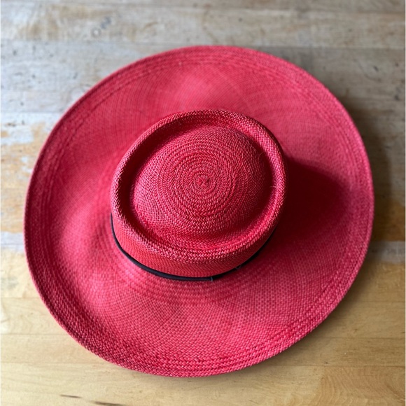 Genuine Panama red hat - Picture 7 of 10